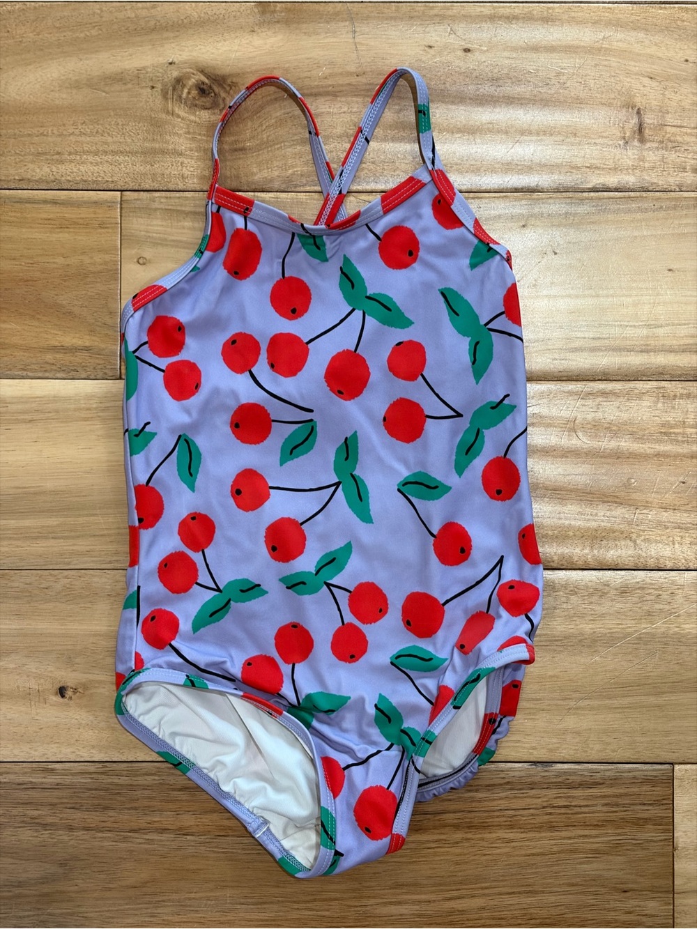 Hanna Andersson Cherry Print One-Piece Swimsuit